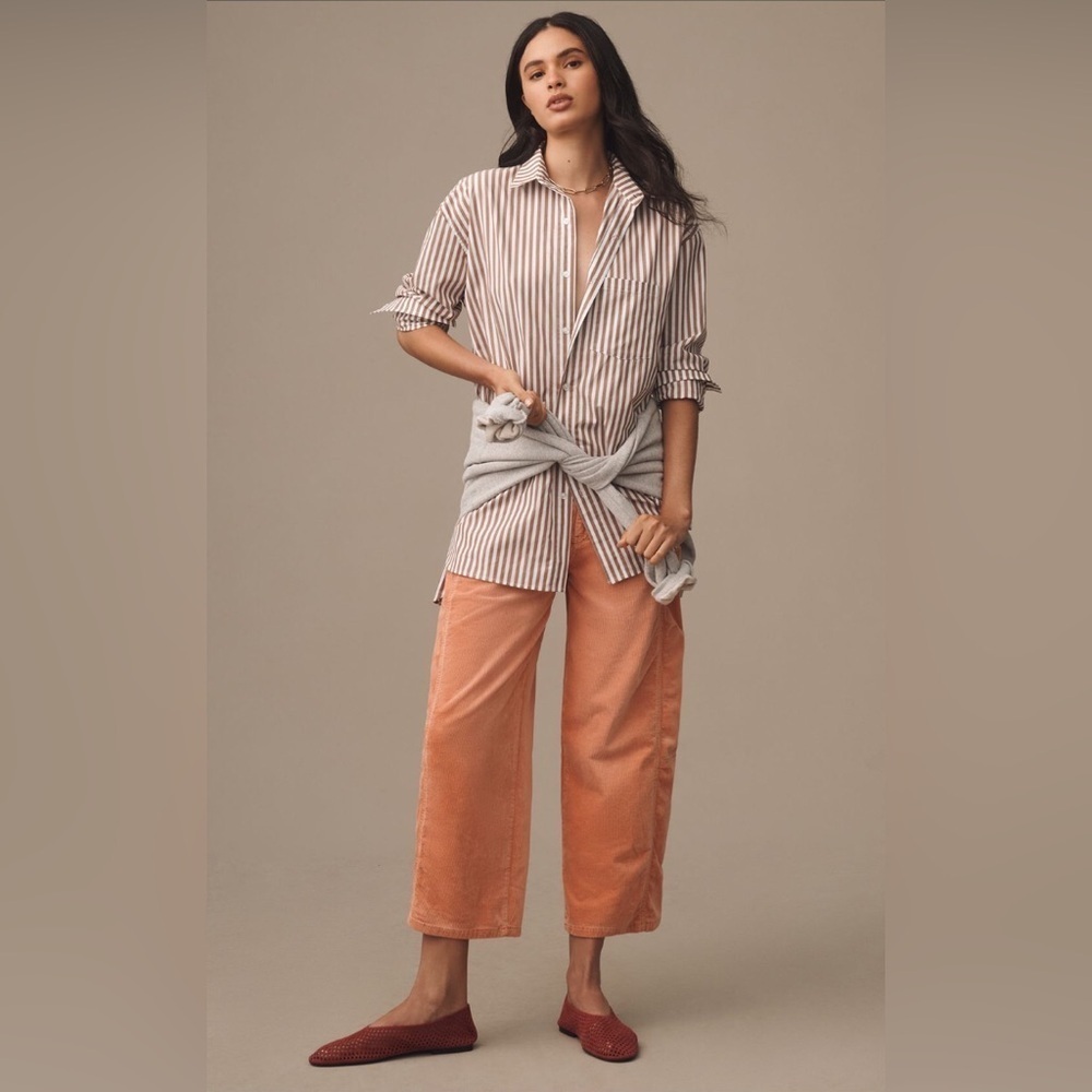 NWT! The Kenna Heritage Mid-Rise Barrel Jeans by Pilcro: Corduroy Edition 🎶